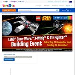 Toys"R"Us - Receive Free Mini Star Wars Lego to Build & Take Home. Nov Sat 21st, Sun 22nd