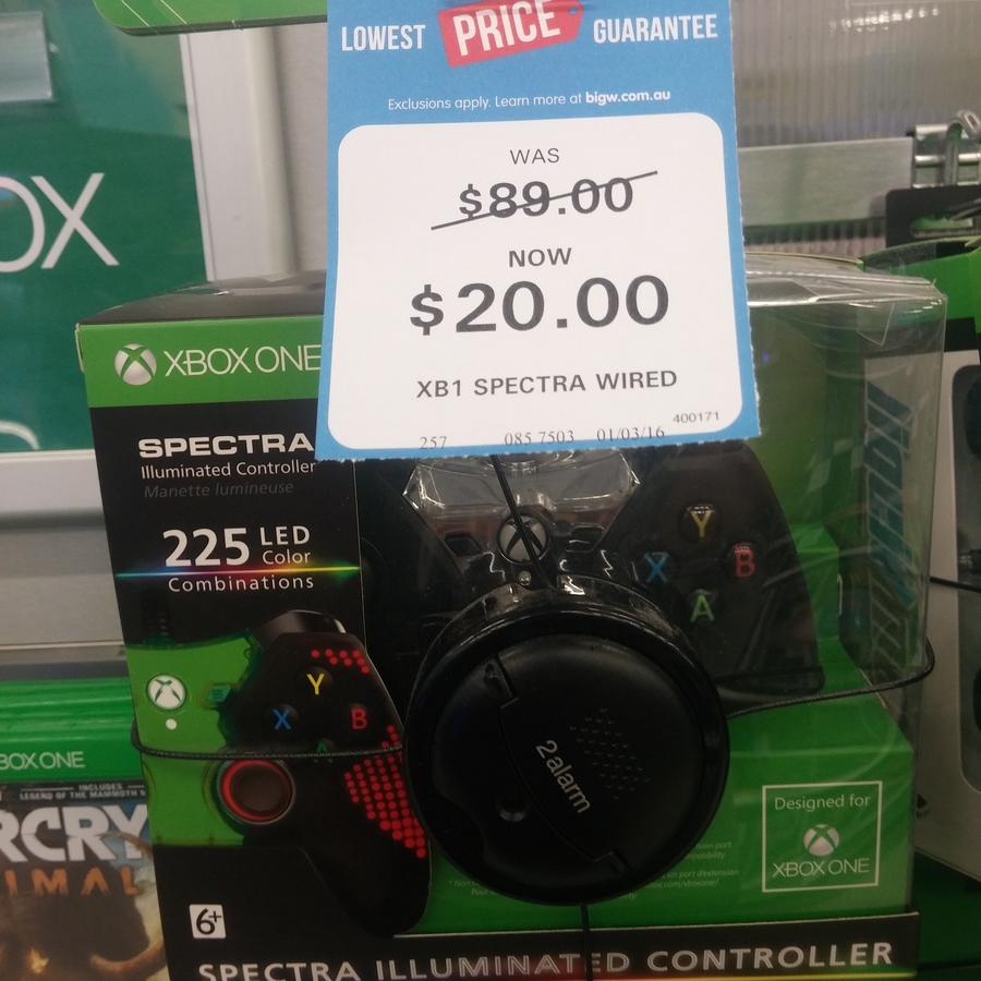 xbox one wired controller big w