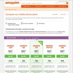 Amaysim 3GB/7GB Unlimited Plans - 40% off 1st Month