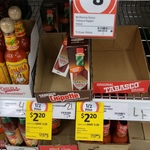 Tabasco Sauce 1/2 Price at Coles $2.20