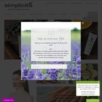 $20 off First Orders over $100 @ Simplicite (Skin Care)