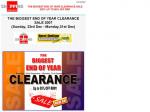 The Biggest End of Year Clearance Sale from ShoppingSquare