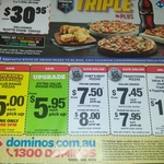 $5.95 Extra Value, $7.45 Traditional, $7.50 Chef's Best Pizzas + More - Pick up @ Domino's Selected Stores