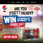 Win 1 of 28x Samsung 48" TVs - Buy 2x Schweppes/Pepsi/Smiths Products @ IGA etc