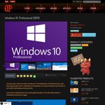 Windows 10: Professional (OEM) (Key) - US$19.25 (~AU$25.51) @ Opium Pulses