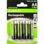 Woolworths Essentials Rechargeable Batteries 4pk AA (2000mAh) OR AAA (800mAh) $3.50
