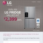 Win an LG Fridge Valued at $2,399 (RRP)