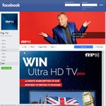 Win a Samsung KU6000 55″ 4K UHD HDR Smart LED LCD TV and a 12 Month Flip UK TV Subscription from Flip TV