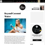 Win 120 Cans of beyond Coconut Water (Worth $300) from The Weekly Review (VIC)