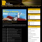 [Ritz Royalty Members] The 12 Days of Ritzmas, Free Movie Tickets and Other Deals @ Ritzcinema [Randwick NSW]