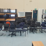 Used Furniture: $25 Desks, $10 Chairs, $25 Pigeon Hole Cabinets, $65 Work Benches @ Ormeau Warehouse (QLD)