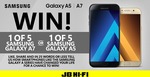 Win 1 of 10 Samsung Galaxy A Series Smartphones (A7 32GB Worth $799 / A5 32GB Worth $649) from JB Hi-Fi
