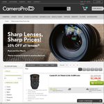 Sharp Lens Sale at CameraPro 10% OFF (Selected Items) - Canon 100-400II $2375, Fuji 18-55 $593, Pana 14-140 $620 + More