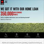 350,000 NAB Reward Points with an Eligible NAB Home Loan and Banking Bundle*