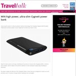 Win a Cygnett ChargeUp Digital 6,000 Portable Powerbank from Travel Talk Mag