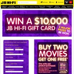 Win 1 of 2 $10,000 JB Hi-Fi Gift Cards from JB Hi-Fi [Purchase 20th Century Fox DVD/Blu-ray]