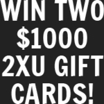 Win Two $1,000 Gift Cards from 2XU