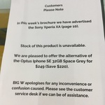 iPhone SE Space Grey 32GB $249 (Locked to Optus) @ BigW Instore Only (23 Stores)