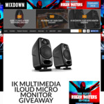 Win a Pair of IK Multimedia iLoud Micro Monitors Worth $439 from Mixdown Magazine