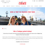 Win a Trafalgar Treasures of France Tour for 2 Worth $4,904 from Travellers Choice