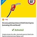 Save 10 Cents Per Litre on Every Petrol Purchase @ Coles Express (Flybuys Members)