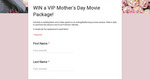 Win a Mother's Day VIP Movie Package for 4 from GoCatch