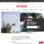 Win a Holiday in Bali for 14 Worth $16,000 from Cotton On
