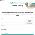 Win a Milray Park Online Interior Design Service & $300 L&M Home Voucher from Milray Park