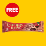 Free Cherry Ripe Ganache 47g @ 7-Eleven via Fuel App