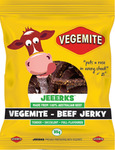 JEEERKS Vegemite Beef Jerky 15% off - 1x35g $6.17, 6x35g $27.59, 10x35g $42.50 (+ $8.30 Shipping / Free $100 Spend) @ Jeeerks