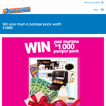 Win Your Mum a $1,000 Pamper Pack from Cheap as Chips [SA, VIC, NSW] 