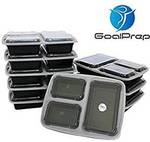 Meal Prep Containers [21 Containers] 3 Compartment (Reusable+BPA Free) - $29.95 + Del (Free if over $49 or Prime) - Amazon AU