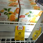 Coles Real Fruit Orange Carrot Apple Ice Sticks 4pk - $0.25 @ Coles (Selected Stores)