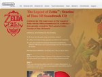 Zelda Ocarina of Time 3D FREE 25th Anniversary Soundtrack From Nintendo With purchase of OoT 3D