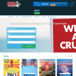 Win a 4-Night Moreton Island Cruise for 2 on The Carnival Spirit from Crazy Cruises [Departs from Sydney]