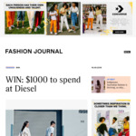 Win a $1,000 Diesel Wardrobe from Fashion Journal