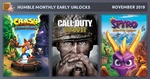 [PC] Humble Monthly - Spyro Reignited, Crash Bandicoot N-Sane Trilogy & COD - $12 USD @ Humble Bundle