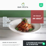 [NSW] Opening Week: All Mains and Pasta $8 at Bar Pesta, Surry Hills