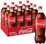 Coca-Cola Bottles (12x 1.25L) $18.84 ($16.96 with Subscribe and Save) + Delivery ($0 with Prime/ $39 Spend) @ Amazon AU