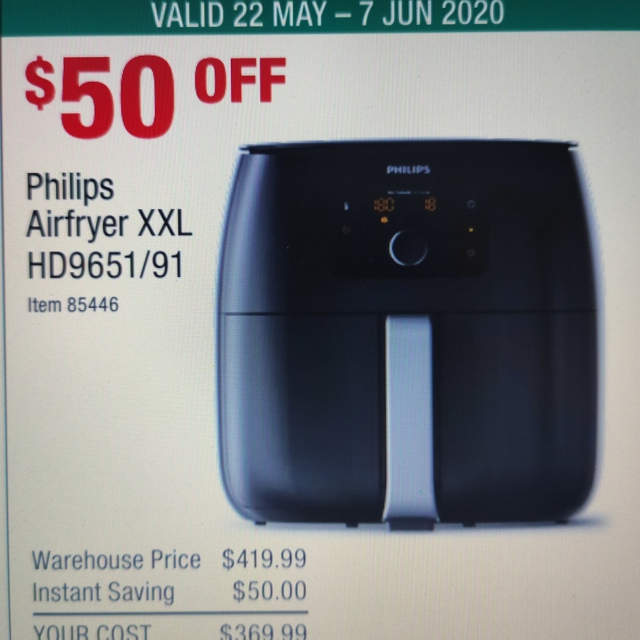 Costco phillips air outlet fryer