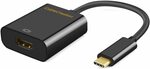 USB 3.1 Type-C (Thunderbolt 3 Compatible) to HDMI Convertor 4K@60hz $14.75 (Was $22.69) + Post ($0 Prime) @ CableCreation Amazon
