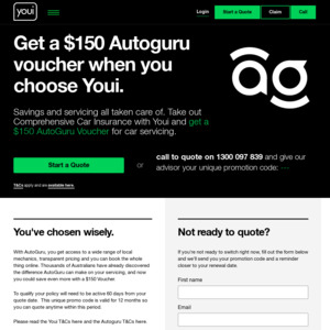 150 Autoguru Voucher When Buying Youi Comprehensive Car Insurance Ozbargain