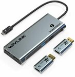 WAVLINK Dual 4K@60Hz DisplayPort/HDMI Thunderbolt 3 Mini Dock $139.99 (Was $199.99) Delivered @ Wavlink via Amazon AU
