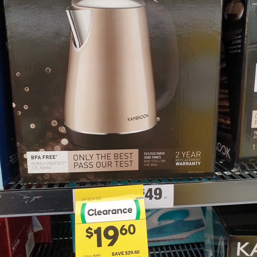 Kambrook kettle outlet