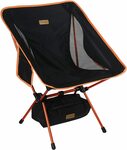 YIZI GO Portable Camping Chair (Black Only) $49.99 Delivered @ Trekology Amazon AU