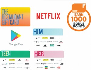 1000 Woolworths Rewards Points on $50 Netflix Gift Cards @ Woolworths -  OzBargain