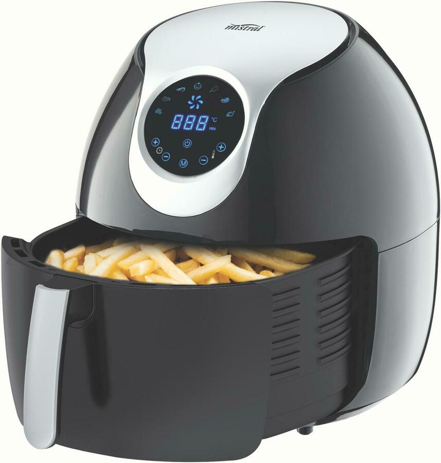 Enjoy healthier meals using the Mistral Digital Steam Air Fryer