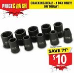 HRD 10 Piece 1/2" Drive Impact Socket Set $10 + Delivery/Free C&C (RRP $34.95) @ Total Tools