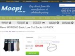Moreno Mens Basic Low Cut Socks 10-PACK PLUS  All for $14.99 [Ends Monday]