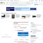 [eBay Plus] Samsung 980 Pro 2TB Gen 4 NVMe M.2 SSD $445.55 Delivered @ Computer Alliance eBay (& Free Copy Rainbow 6 Extraction)